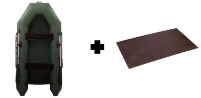 Лодка ПВХ Tulin КМ-280 пластины с привалом под мотор