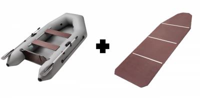 Лодка ПВХ Roger Standart 2800 (без привального бруса) с пайолом моторная