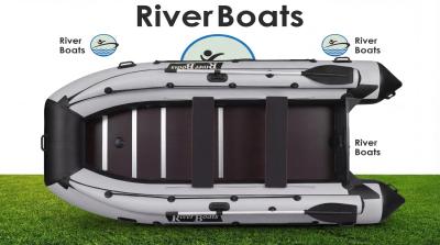 Лодка ПВХ RiverBoats RB-370 фальшборт моторная