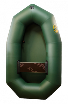 Лодка гребная ПВХ надувная Гелиос 19 (зеленый)