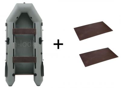 Лодка ПВХ Tulin К 280 пластины PRO под мотор
